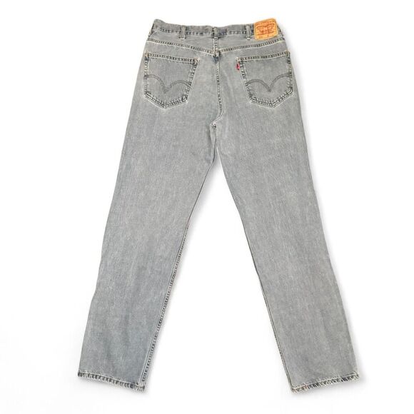 Vintage Y2K Levi’s 550 Men’s Relaxed Fit Jeans 38x36 100% Cotton Straight Leg - Picture 2 of 8
